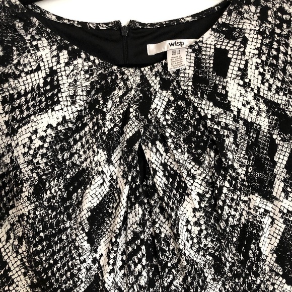 Wisp Stitch Fix Animal Print Sleeveless Dress Size 6 NWOT - Picture 2 of 9